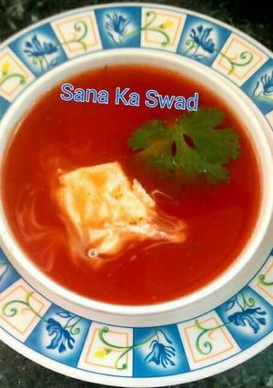 A picture of Tomato soup.