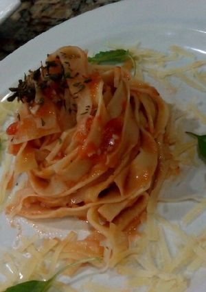 Una foto de Pasta a la Putanesca