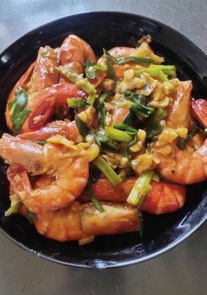 A picture of Sauteed Shrimps.