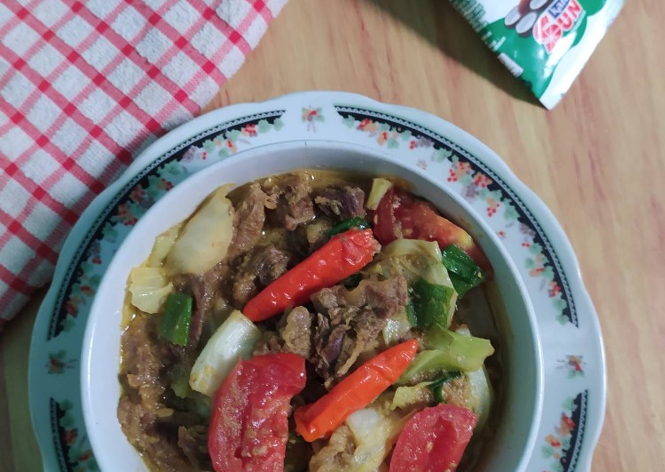 67. Tongseng Sapi Kuah Santan