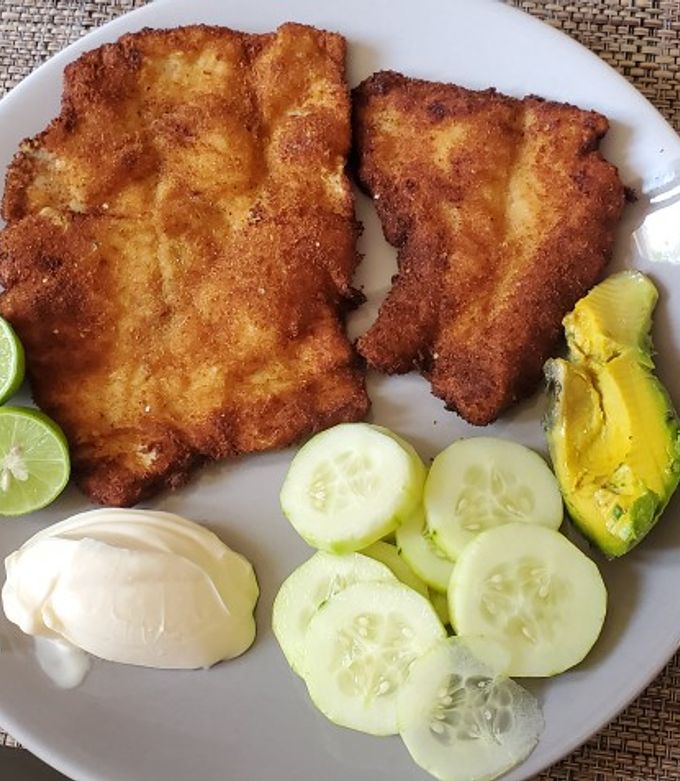 Una foto de Filete empanizado