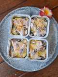 Puding Roti Tawar Panggang Cup Keju Kismis🍞🥛(no mixer, untuk pemula)