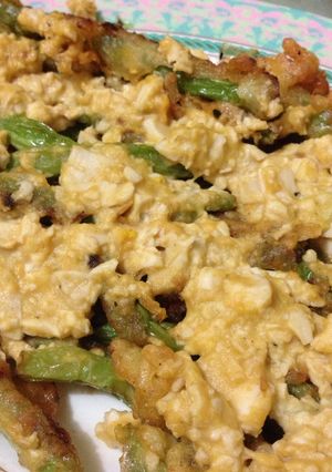 Foto resep Buncis Crispy Saos Telur Asin