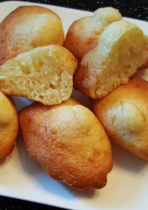 Une photo de Madeleine au citron