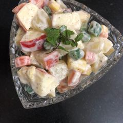 A picture of Russian salad.