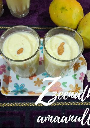 A picture of Mango Lassi.