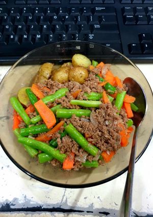 Foto resep Tumis Sayuran Daging Cincang