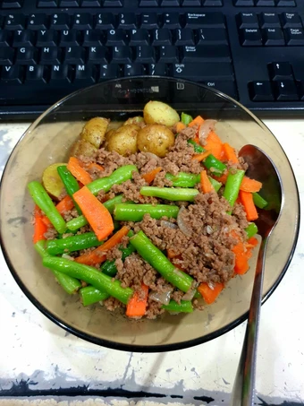 Langkah Mudah untuk Membikin Resep Tumis Sayuran Daging Cincang yang Uenak Anti Ribet, Sempurna