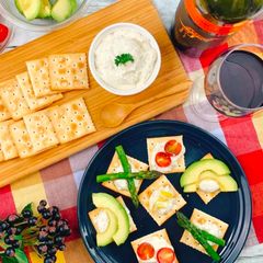 A picture of Just like cheese! Vegan tofu cream.