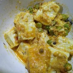 A picture of Peas paneer.