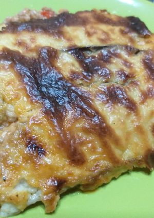 O poză a rețetei Musaca de vinete🍆 cu sos bechamel.