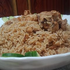 A picture of Chicken  Bar B Q Pulao.