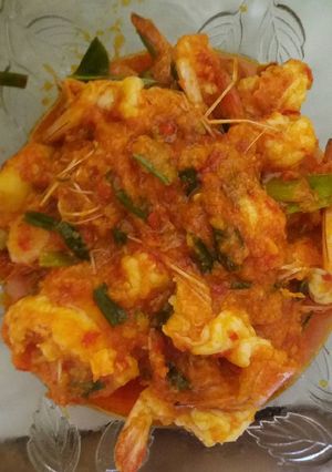 Foto resep Udang bumbu merah