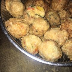 A picture of Yam balls🍲.