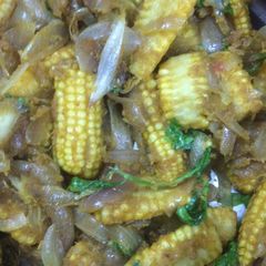A picture of Simple babycorn fry.