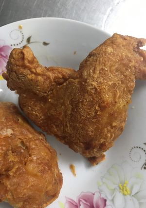 Hình của món Cánh gà da giòn.