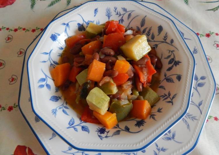 Ratatouille con fagioli