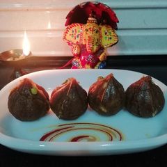 Chocolate Modak A picture of Chocolate Modak.