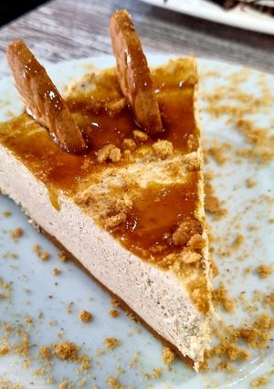 Una foto de Tarta vegana de Mousse de Galletas
