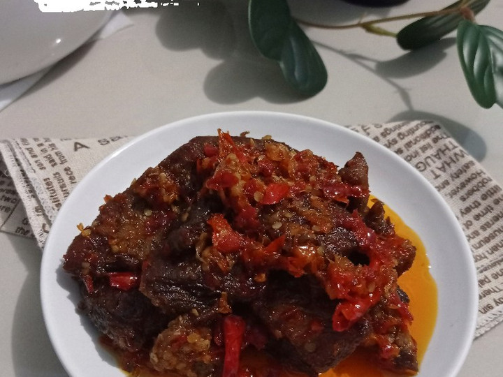 Cara Gampang Menyiapkan Dendeng balado yang Enak Banget