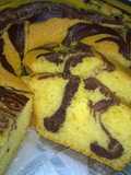 Bizcocho de Yogurt marmolado