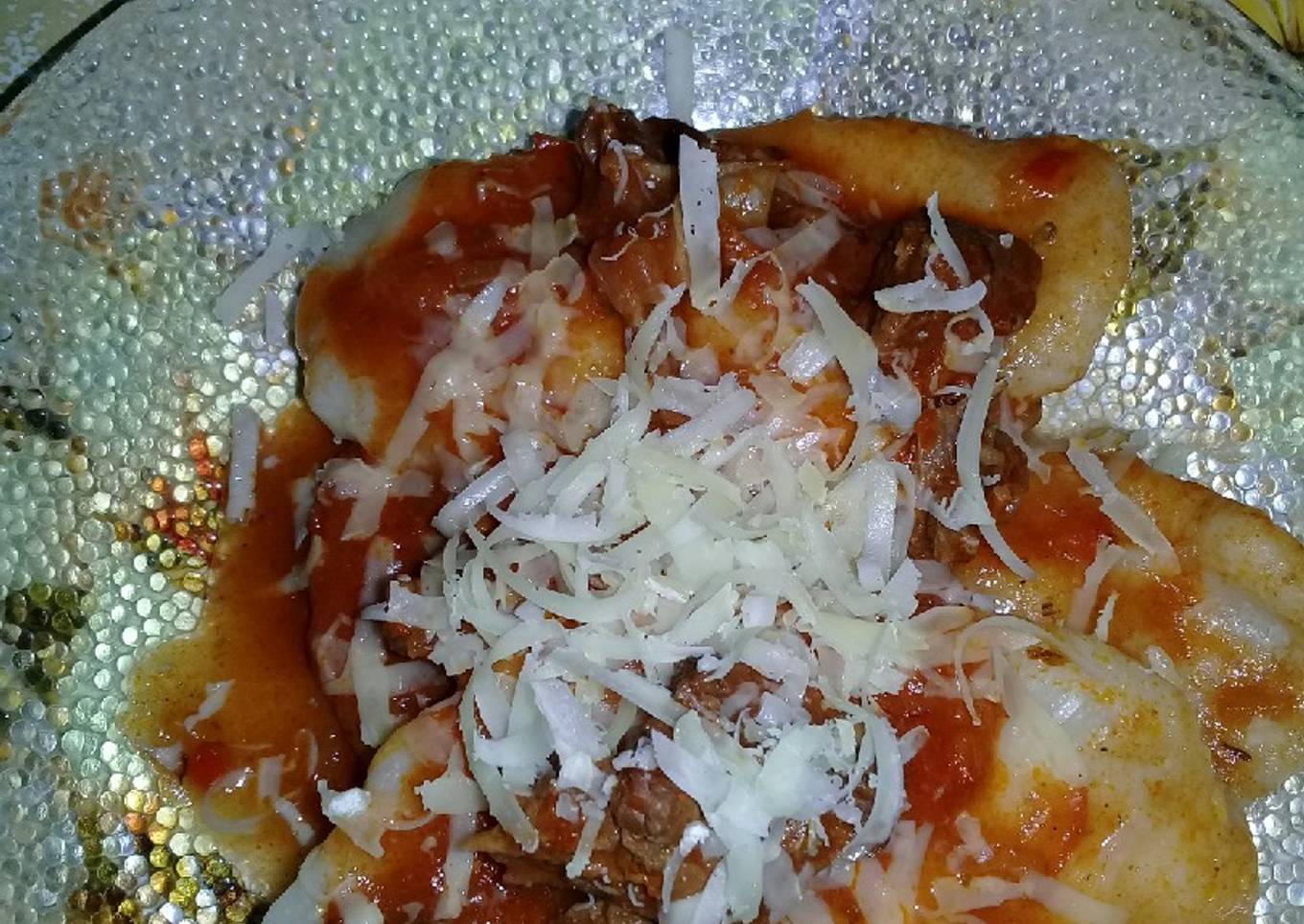 Sorrentino de calabaza y una lata de choclo. Grandes