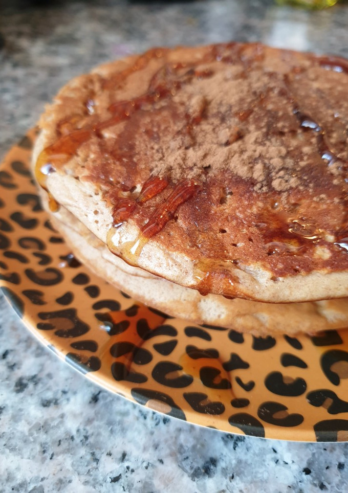 Una foto de Pancakes de espelta