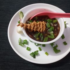 A picture of Hot manchow soup.