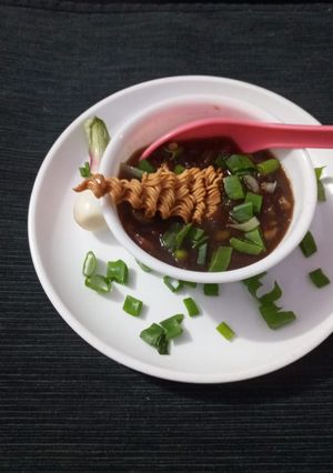 A picture of Hot manchow soup.