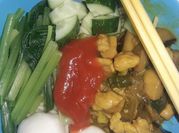 Gambar ayam jamur shitake