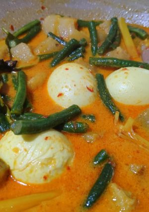 Foto resep Gulai Kikil Kacang Panjang