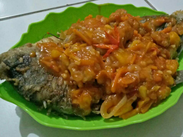  Bagaimana cara bikin Filet gurame crispy asam manis pedas yang istimewa