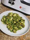Ñoquis con verduras y chorizo en Monsieur Cuisine