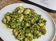 Una foto de gnocchi chorizo