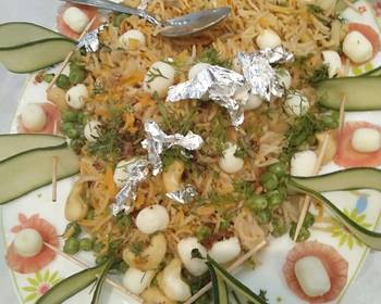 Easy Fast Cooking Egg Moti pulao Delicious