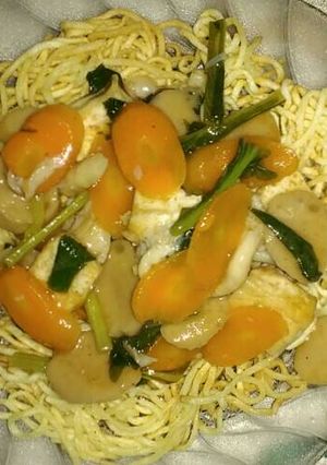 Foto resep Mie sarang burung asam manis