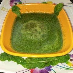 Green Grapes mint chutney A picture of Green Grapes mint chutney.
