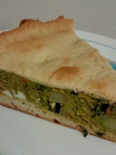 Una foto de Pascualina de brócoli con masa casera 🥦