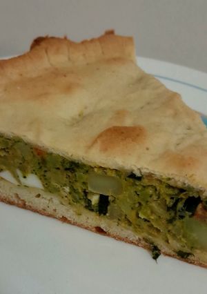 Una foto de Pascualina de brócoli con masa casera 🥦
