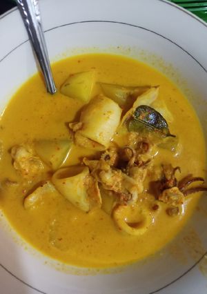 Foto resep Gulai cumi kentang lezaat