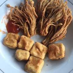 รูปของ Enoki tofu crispy