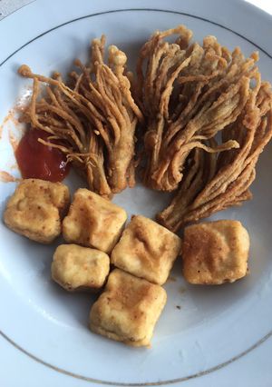 Foto resep Enoki tofu crispy