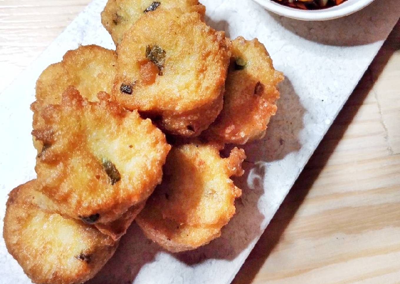 Tahu Pletok Bulet dan Kecap Bumbu Cocol