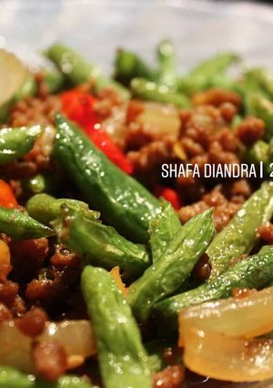 Foto resep Tumis Buncis Daging Cincang #masakanindo 🇲🇨