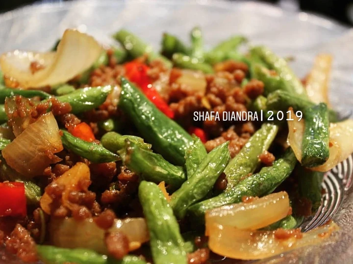 Cara Gampang Membuat Resep  Tumis Buncis Daging Cincang #masakanindo 🇲🇨 yang Bisa Manjain Lidah, Menggugah Selera