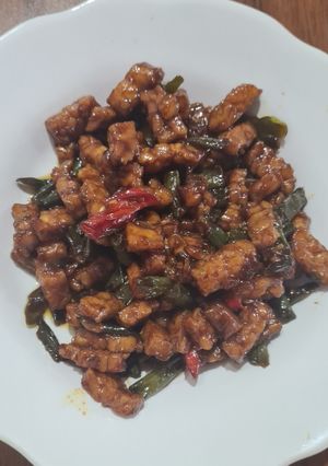 Foto resep Tempe orek kacang panjang