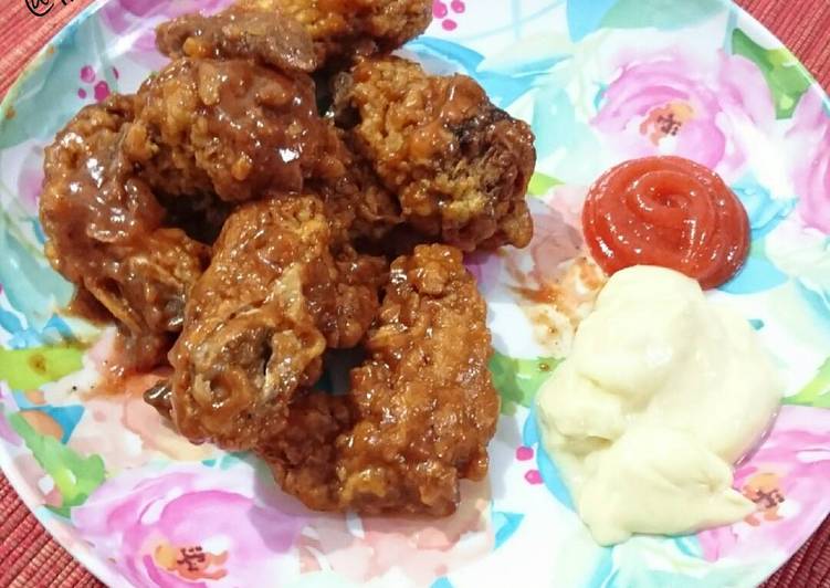 Cara Membuat Chicken Wings With Bbq Sauce Yang Renyah