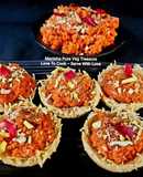 Carrot Halwa In Vermicelli Basket - Gajar Halwa In Seviyan Katori