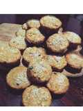 Carrot, Pineapple, and Apple Cupcakes