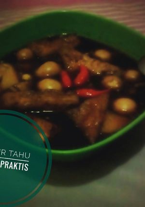 Foto resep Semur Tahu Praktis Bumbu Iris